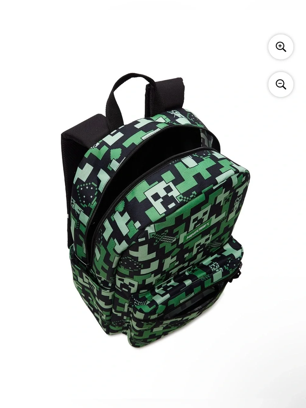 Minecraft Pixel Camo Green Backpack